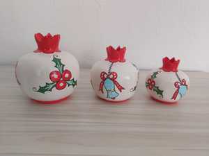 DAFNI <b>Christmas</b> Pomegranate Decorative Ornaments Handmade Embossed Plastic Promotional <b>Novelty</b> <b>Gift</b> Set Model 785 From Istanbul - Product Image 3