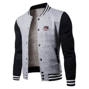 แจ็คเก็ตเลตเตอร์แมนผู้ชาย สไตล์ทันสมัย โลโก้ส่วนตัว แจ็คเก็ตเลตเตอร์แมนผู้ชายแนวสตรีท แฟชั่นลำลองสุดเทรนดี้ - Product Image 2