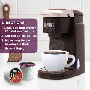 Maud's <b>Bold</b> Dark Roast Coffee <b>Pods</b> Variety Pack, 40 ct, 9 Assorted Dark Roast Flavors in Single Serve <b>Pods</b> – 100% Arabica Coffee - Product Image 3