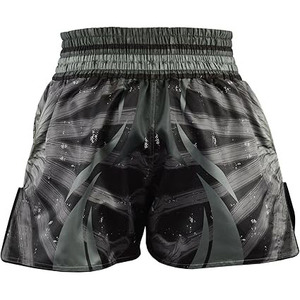 Mejor calidad Diseño personalizado impreso Kick Boxing Muay Thai Short Fighting shorts muaythai shorts transpirable secado rápido con OEM - Product Image 6