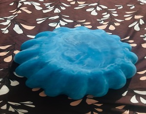 ชามสลัดทำด้วยมือทำจากเรซินเนื้อหินอ่อนของตกแต่งบ้านแบบหมุนวนน้ำสำหรับโรงแรมร้านอาหารบาร์และงานปาร์ตี้ - Product Image 3