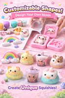 Tofoam Vente en gros Kit de pâte à modeler cristalline mignonne et souple, jouet sûr pour enfants, pour loisirs créatifs et bricolage, avec œufs de Pâques à presser