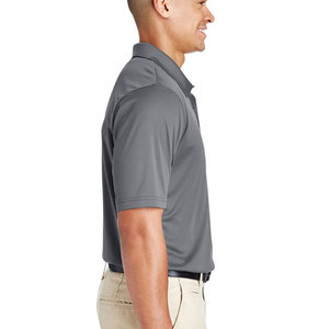 100% poliéster sólido en blanco Polo Golf camisa algodón piqué hombres logotipo personalizado camisas - Product Image 6