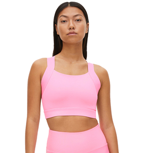 Sujetador deportivo antiarrugas transpirable para mujer para Yoga y gimnasio Fitness-Top corto de LICRA/poliéster de alta calidad - Product Image 1