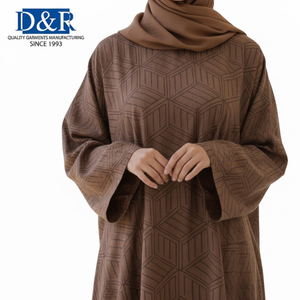 Meilleures ventes, meilleure marque, Baju Kurung moderne, tenue traditionnelle malaise pour femmes, fabricant OEM, coupe régulière, élégant, Wudhu, grande taille - Product Image 3