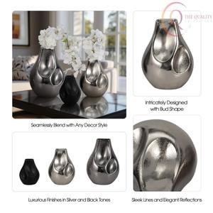 Vase de table en métal de haute qualité au design minimaliste, idéal pour les maisons modernes, les bureaux professionnels et les présentations intérieures - Product Image 3