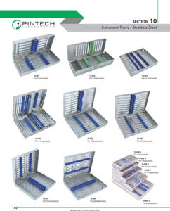 Cassette de stérilisation détachable à double étage en acier inoxydable de qualité supérieure, 200x132x40 cm, alimentation manuelle, 20 instruments, CE - Product Image 6