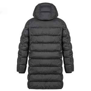 Winter Jacket Men Casual Long Outdoor Hooded Blank Sports Parka <b>Hip</b> Outwear Trending in 2026 Jackets - Product Image 5