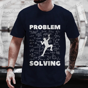 Rock Climbing <b>T</b> <b>Shirt</b> for Women <b>Men</b> Bouldering Tee Problem Solving Math Top Sport Climber <b>T</b>-<b>shirt</b> Short Sleeve Loose Clothing - Product Image 3