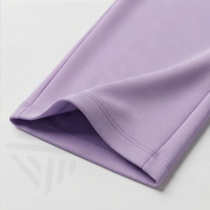 Ensemble de survêtement sportif pour femme personnalisé avec fermeture éclair, col montant, 100% coton, dernières tendances, saison hivernale, motif uni, tenue de survêtement - Product Image 6