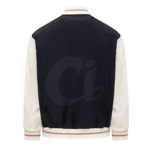 Nouvelle arrivée, veste d'hiver pour homme à lettres, utilisation en extérieur, meilleure qualité, couleur personnalisée, taille, col montant, logo frontal, polaire écologique - Product Image 3