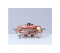 Ensemble de 2 chauffe-plats de différentes tailles et formes chauffe-plats design fabuleux chauffe-plats en acier inoxydable pour buffet