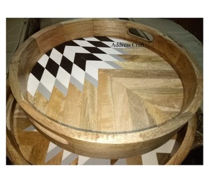 Plateau carré en bambou de haute qualité Style moderne pour la vaisselle de service décorative pour la cuisine Restaurant Hôtel au prix d'usine - Product Image 4