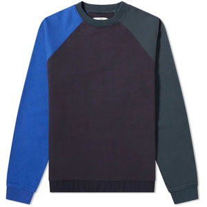 Sweat-shirt à col ras du cou teint en pigment personnalisé de poids moyen Sweat-shirt à col rond unisexe teint en vêtement - Product Image 3