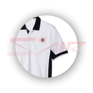 Polos pour hommes légers et respirants T-shirts en coton et fibre de bambou de couleur unie du Pakistan Polos pour hommes de haute qualité - Product Image 5