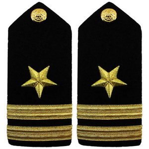 Hombreras personalizadas hechas a mano con bordado para uniformes formales Opciones de logotipo disponibles Epaulette Etiqueta de hombro Fabricante - Product Image 4