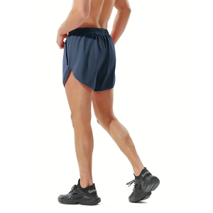 Short d'été en soie glacée respirant pour hommes Short de sport unisexe en polyester spandex à séchage rapide - Product Image 6