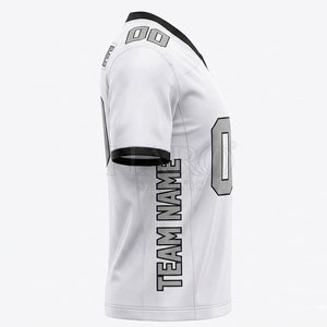 เสื้อฟุตบอลแบบกำหนดเอง เสื้ออเมริกันฟุตบอล เสื้อทีมแบบซับลิเมชั่นผ้าตาข่าย สำหรับเด็กและผู้ใหญ่ ผู้ผลิต OEM - Product Image 2
