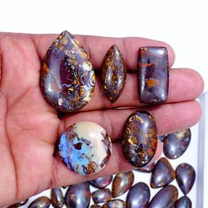 100% Natural Boulder <b>Opal</b> Loose Gemstone Cabochon Loose Gemstone Wholesale Lot Mix Shape and Size Gemstone for Jewelry Making - Product Image 3