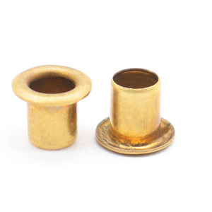 Rivet creux en laiton pour PCB double face, rivet en laiton à tête conique, œillet en laiton - Product Image 1