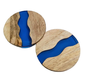 Daily Sale Affordable Rate Resin & Wood Customized Hexagonal Tea coaster <b>Placemat</b> Mat Pads Super Quality Hot Selling 2024 - Product Image 5