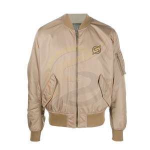 Blouson aviateur en satin de haute qualité pour hommes col à capuche toile légère saison d'hiver meilleur design pas cher en gros fabriqué au Pakistan - Product Image 4