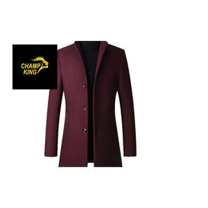 Veste en laine épaisse faite à la main, boutonnée sur le devant, vêtement d'extérieur d'hiver, chaude et durable, fabriquée par la marque Champ king au Pakistan - Product Image 1