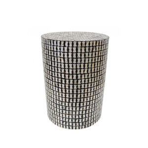 Fabriqué à la main à la main moderne en nacre table d'extrémité de tambour table d'extrémité haut de gamme pour le salon en gros du Vietnam - Product Image 4