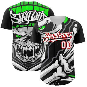 Proveedor de camisetas de béisbol personalizadas al por mayor tejido duradero auténtico a granel transpirable de secado rápido diseñado para actividades deportivas - Product Image 4