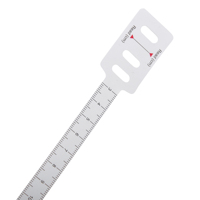 Cinta métrica lavable y reutilizable no flexible de PVC de calidad de lujo, cinta métrica de circunferencia de cabeza para fines clínicos
