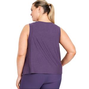 Alta calidad asequible para mujer Loose Fit Tank Top sin mangas ligero de secado rápido 100% poliéster Tank Top para mujer - Product Image 5
