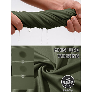 Polo para Hombre de Color Liso, Camisa de Manga Corta Elástica con Botones y Cuello Vuelto, Ropa de Oficina de Alta Calidad para Negocios - Product Image 6