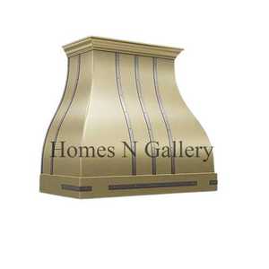 Hermoso diseño de alta calidad hecho a mano increíble personalizado acabado múltiple cocina fuego lugar montado en la pared campana extractora - Product Image 5