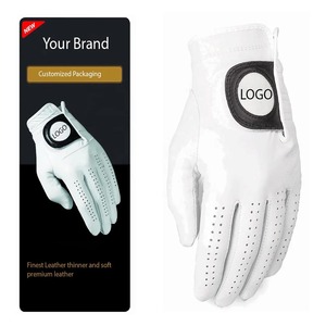 Gants de golf en cuir Cabretta sur mesure standard international avec logo personnalisé utilisation sportive en gros disponible - Product Image 1