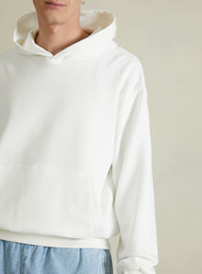 Sweat à capuche surdimensionné pour homme, coupe ample, fabriqué en molleton 100% coton lourd, offrant un style à épaules tombantes et un confort durable - Product Image 3