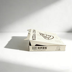 Cajas de Pizza de Cartón Corrugado Impresas Personalizadas al por Mayor, Cajas de Pizza de Papel Kraft para Llevar de Grado Alimenticio - Product Image 4