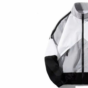 Veste d'extérieur légère pour homme, résistante à l'eau, sur mesure, veste de coaching, sweat-shirt de sport, coupe-vent, fabricant de vêtements - Product Image 3