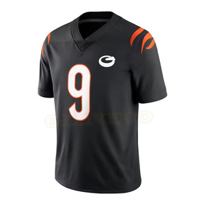 Meilleure vente Maillot de football américain grande taille Couleur personnalisée Coton de haute qualité Caractéristique respirante disponible Styles de chemises hautes - Product Image 2