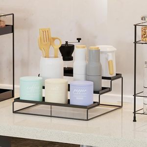 Multipurpose <b>Kitchen</b> <b>Spice</b> Glass <b>Spice</b> <b>Rack</b> for <b>Kitchen</b> Seasoning Organizer Holder - Product Image 1
