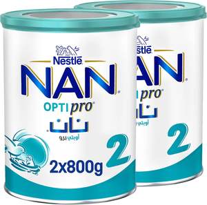 Nestlé NAN Optipro Stage 2, de 6 à 12 mois, paquet double de 800g (800g x 2) - Product Image 1