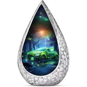 Urna de cremación para adultos Heavenly Angel de alta calidad para cenizas, urna funeraria de Metal, urnas conmemorativas de cremación para adultos para suministros funerarios - Product Image 6