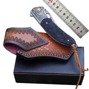 Damascus Fixed Blade Knife with Wood Handle Damascus Steel Pocket Knife for <b>Camping</b> Survival OEM - Product Image 4