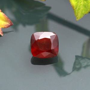 Premium Export Grade Loose Faceted <b>Cushion</b> Cut Shape Genuine Hessonite Gemstones For Jewelry Making Use By Indian Seller Bulk - Product Image 1