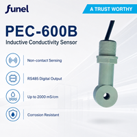 PEC 600B CIP İletkenlik Analizörü PFA Endüktif Sensör 0-2000 MS/cm Aralığı PT1000 Suda Kullanım İçin Sıcaklık Telafisi