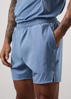 Shorts de sport pour hommes de 6 pouces avec poche zippée, respirant, pour la course à pied, avec doublure en maille intérieure, taille élastique pour l'entraînement physique