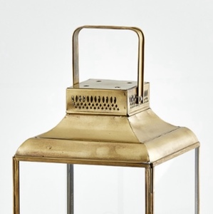 Linterna de vela de Metal moderna hecha a mano de hierro/SS/latón elegante diseño de corte decoración del hogar boda Navidad - Product Image 6