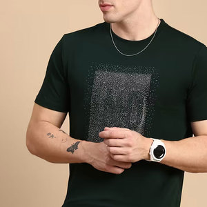 เสื้อยืดคอกลมผ้าแคนวาส 100% ผ้าฝ้าย สำหรับผู้ชาย สั่งผลิตได้ตามต้องการ ขายส่ง น้ำหนักผ้า 220 กรัม สไตล์ลำลอง ระบายอากาศได้ดี แห้งเร็ว - Product Image 2