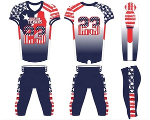 เสื้ออเมริกันฟุตบอลแบบสั่งทำคุณภาพสูง แขนสั้น ออกแบบลายพิมพ์เอง แห้งเร็ว ระบายอากาศได้ดี - Product Image 4