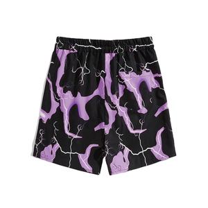 High Quality 100% Polyester Eco-Friendly <b>Men's</b> Sublimated Breathable <b>Shorts</b> with Custom Logo and <b>Elastic</b> <b>Waist</b> - Product Image 1