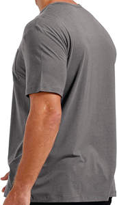 Camiseta de algodón con bolsillo para hombre elegante, ajuste cómodo informal y tela de punto transpirable para mujer moderna - Product Image 6